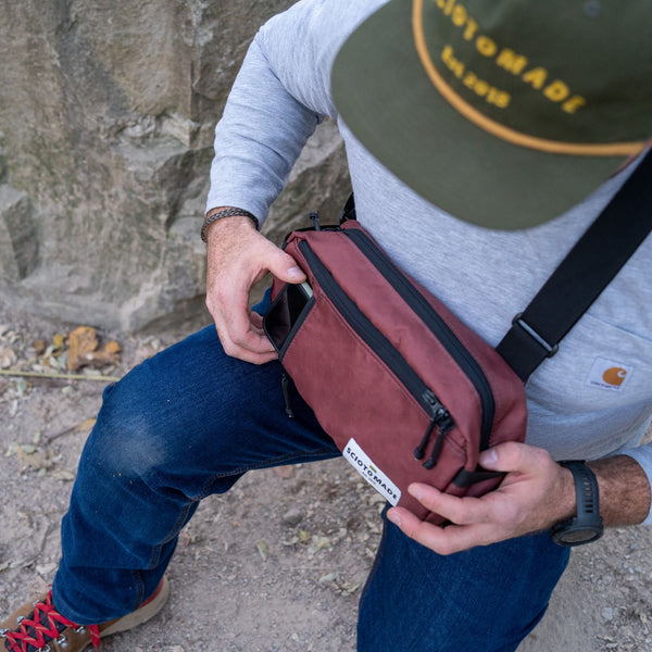 Hayden Sling Bag 2.0 - Cranberry ECOPAK™