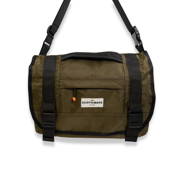 High Street Messenger Bag - Olive ECOPAK™