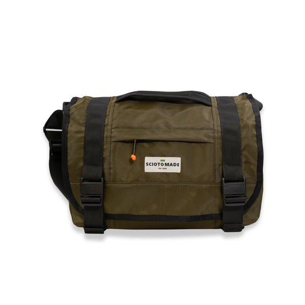 High Street Messenger Bag - Olive ECOPAK™