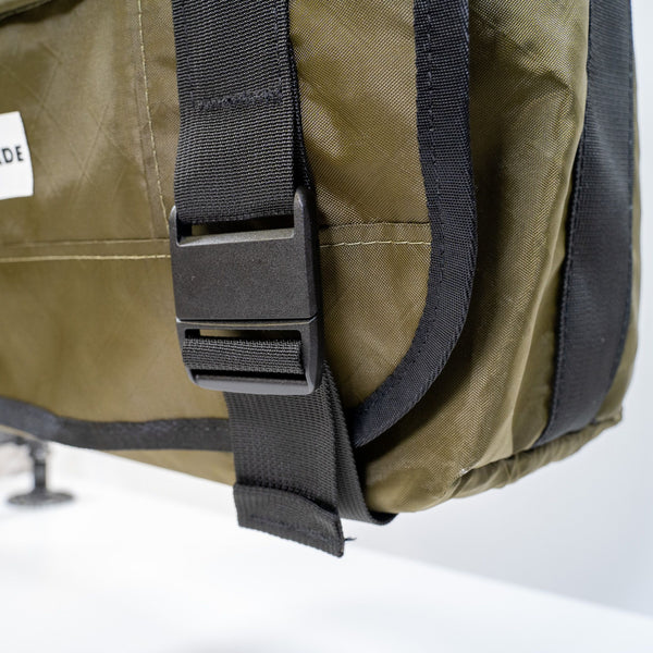 High Street Messenger Bag - Olive ECOPAK™