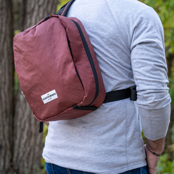 Sling Backpack - Cranberry ECOPAK™