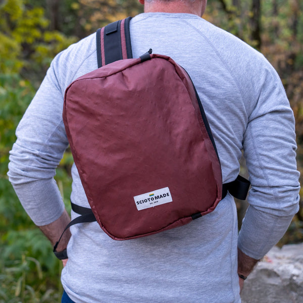 Sling Backpack - Cranberry ECOPAK™