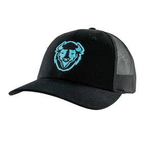 Scioto Made Bison Low Pro Trucker Hat - Water