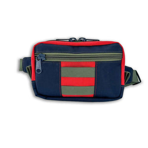 Lane Sling Bag - Navy & Red