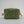 Travel Dopp Kit in green waxed canvas back view.