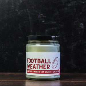 Football Weather Candle