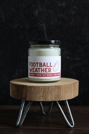 Football Weather Candle