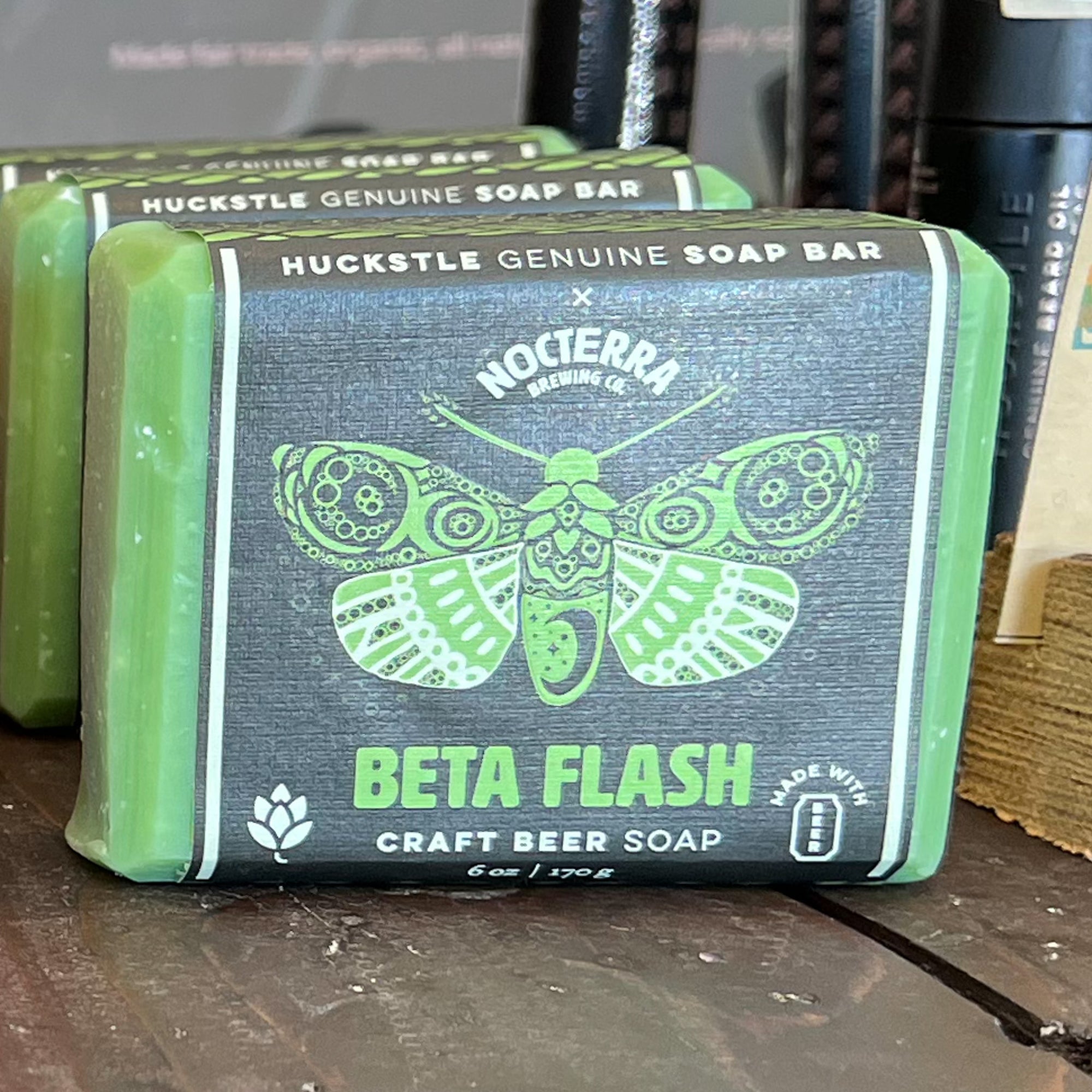 Huckstle Beta Flash Craft Beer Soap