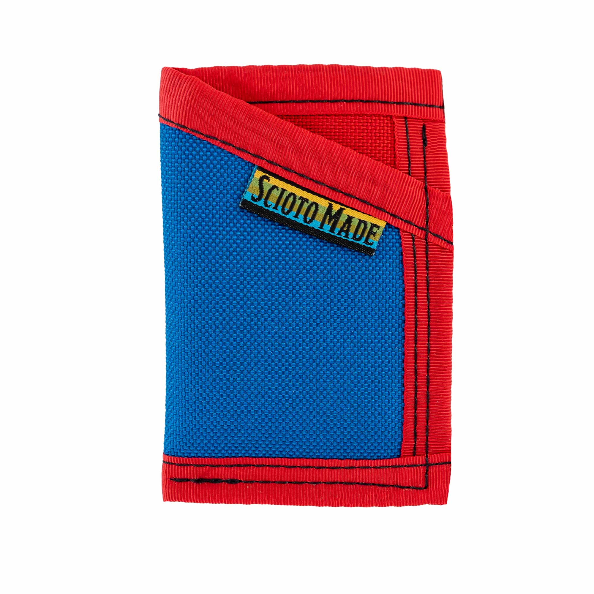 Skip Wallet - Blue & Red