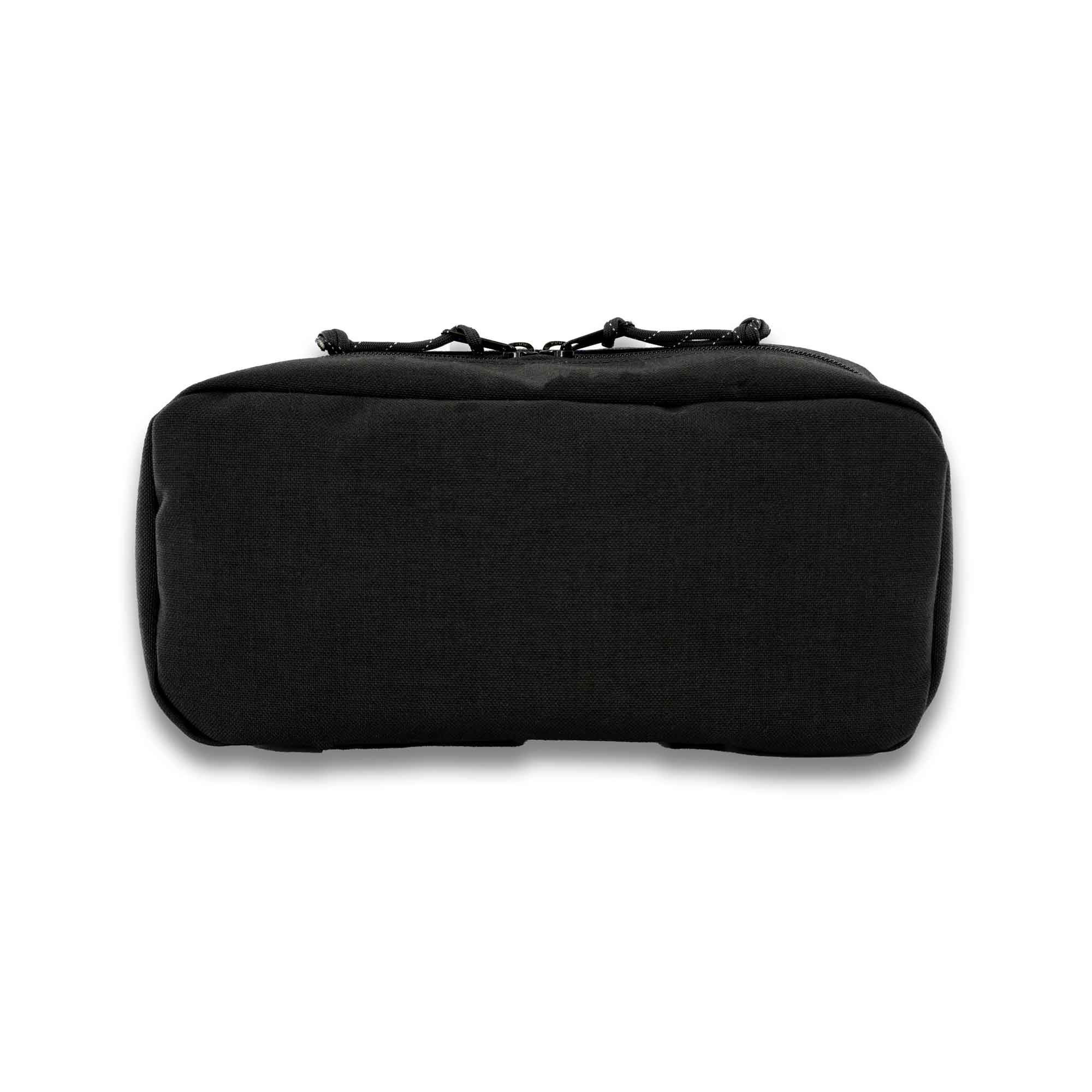 Scioto Made Black 4L Packing Cube. Front View.