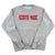 Scioto Made Varsity Sweatshirt in oxford gray with Red felt lettering.