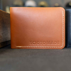 Leather Bifold Wallet - Whiskey