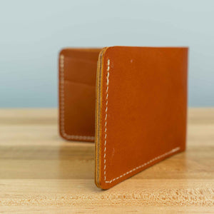 Leather Bifold Wallet - Whiskey