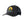 Classic structured 5 panel navy trucker hat with pre-curved bill and adjustable snapback closure embordered with tree design on front 